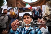 تجمع اعتراضی مقابل سفارت فرانسه در تهران