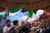 تجمع اعتراضی مقابل سفارت فرانسه در تهران