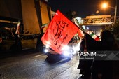 اجتماع خیابانی پس از برگزاری مراسم سوگواری رهبر شهید امت و اساتید و دانشجویان شهید