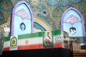 وداع پرشور مردم قم با پیکر شهید آقایی