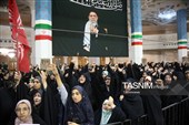 وداع پرشور مردم قم با پیکر شهید آقایی