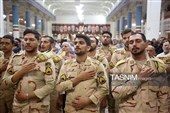 وداع پرشور مردم قم با پیکر شهید آقایی