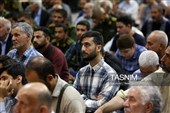 مراسم وداع با پیکر شهید عباس آقایی در حرم حضرت معصومه(س)