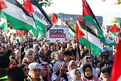 Thousands March across Europe to Demand End to Israeli Regime’s Genocide in Gaza