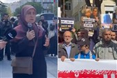 ببینید|اعتراض مادر شهید قره‌باغ به ممنوعیت ورود دخترش به‌دلیل حجاب