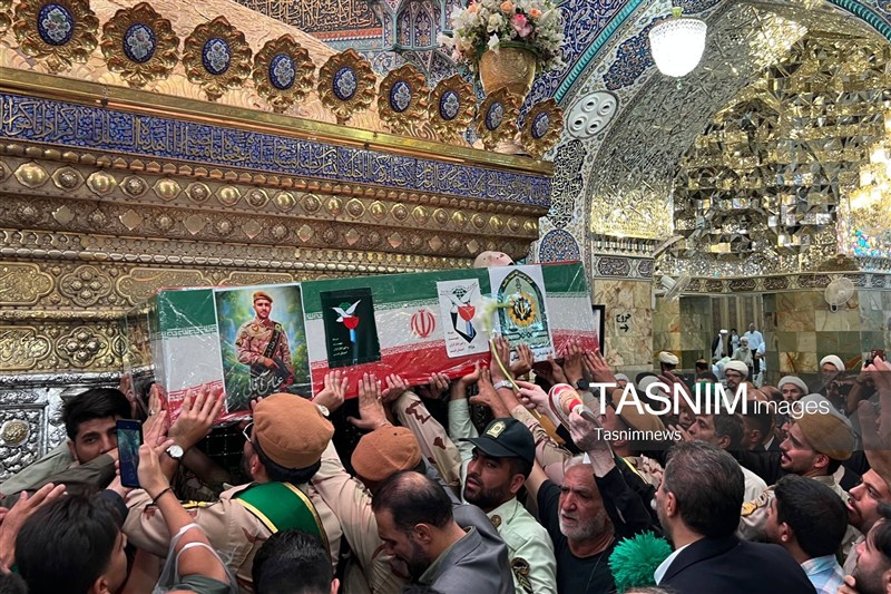 تشییع باشکوه پیکر شهید «عباس آقایی» در قم