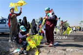 پرواز بادبادک ها به یاد کودکان میناب و غزه