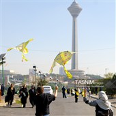 پرواز بادبادک ها به یاد کودکان میناب و غزه