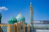 شست‌وشو دیوارهای مسجد مقدس جمکران