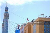شست‌وشو دیوارهای مسجد مقدس جمکران