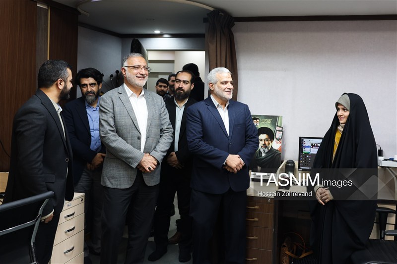 حضور شهردار تهران در خبرگزاری تسنیم