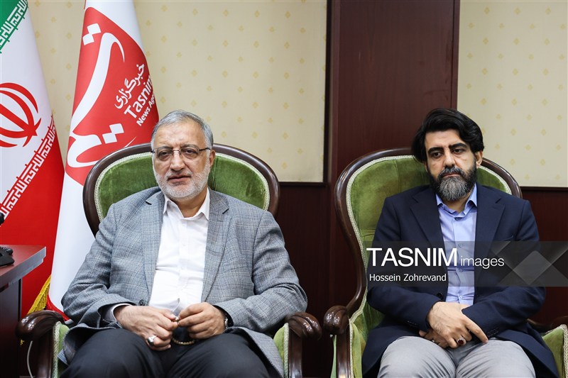 حضور شهردار تهران در خبرگزاری تسنیم