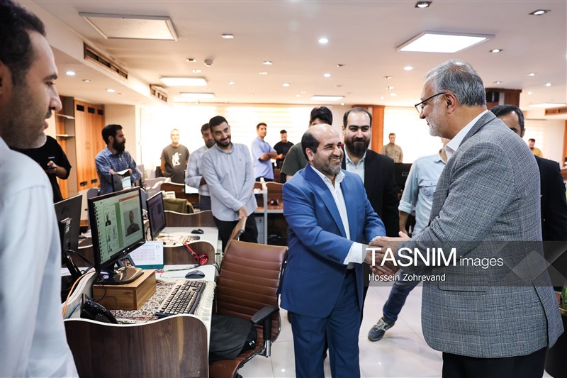 حضور شهردار تهران در خبرگزاری تسنیم