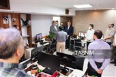 علیرضا زاکانی شهردار تهران در حاشیه بازدید از تحریریه این خبرگزاری
