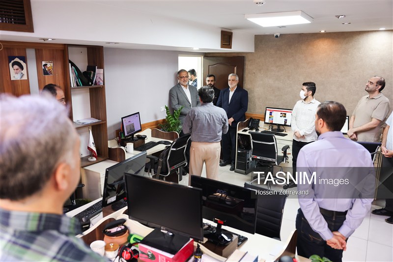 حضور شهردار تهران در خبرگزاری تسنیم