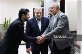 علیرضا زاکانی شهردار تهران و مجید قلی زاده مدیر عامل خبرگزاری تسنیم