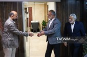 علیرضا زاکانی شهردار تهران و مجید قلی زاده مدیر عامل خبرگزاری تسنیم