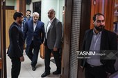 علیرضا زاکانی شهردار تهران و مجید قلی زاده مدیر عامل خبرگزاری تسنیم در حاشیه بازدید از تحریریه این خبرگزاری
