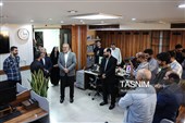 علیرضا زاکانی شهردار تهران در حاشیه بازدید از تحریریه این خبرگزاری