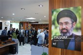 علیرضا زاکانی شهردار تهران در حاشیه بازدید از تحریریه این خبرگزاری