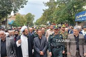 تشییع و گرامیداشت شهید حادثه تروریستی لشخک زاهدانپیکر شهید