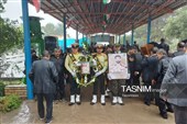 تشییع و گرامیداشت شهید حادثه تروریستی لشخک زاهدانپیکر شهید