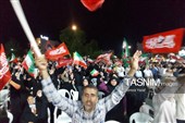 برگزاری دویست و بیست و پنجمین شب تجمع مردمی در میدان امام بوشهر