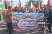 رژه باشکوه نیروهای جانفدا در دهدشت