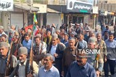 رژه باشکوه نیروهای جانفدا در دهدشت