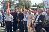 رژه باشکوه نیروهای جانفدا در دهدشت