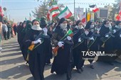 رژه باشکوه نیروهای جانفدا در دهدشت