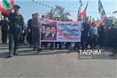 رژه باشکوه نیروهای جانفدا در دهدشت