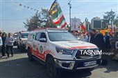 رژه باشکوه نیروهای جانفدا در دهدشت