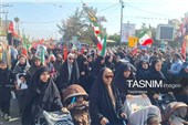 رژه باشکوه نیروهای جانفدا در دهدشت