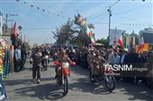 رژه باشکوه نیروهای جانفدا در دهدشت
