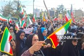 رژه باشکوه نیروهای جانفدا در دهدشت