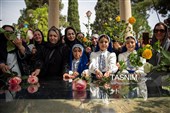 آیین گلباران آرامگاه  حافظ شیرازی