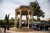 آیین گلباران آرامگاه  حافظ شیرازی