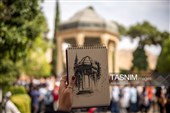 آیین گلباران آرامگاه  حافظ شیرازی