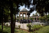 آیین گلباران آرامگاه  حافظ شیرازی