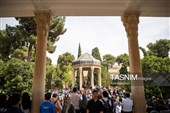 آیین گلباران آرامگاه  حافظ شیرازی