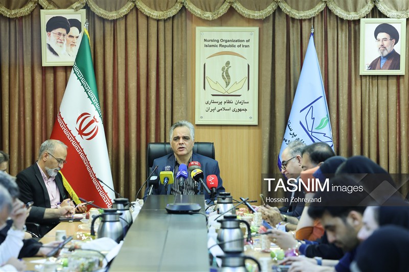 نشست خبری احمد نجاتیان، رئیس سازمان نظام پرستاری