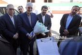 سفر منوچهر خواجه دلویی رییس بنیاد مسکن انقلاب اسلامی به همدان 