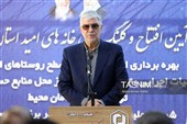 سفر منوچهر خواجه دلویی رییس بنیاد مسکن انقلاب اسلامی به همدان 