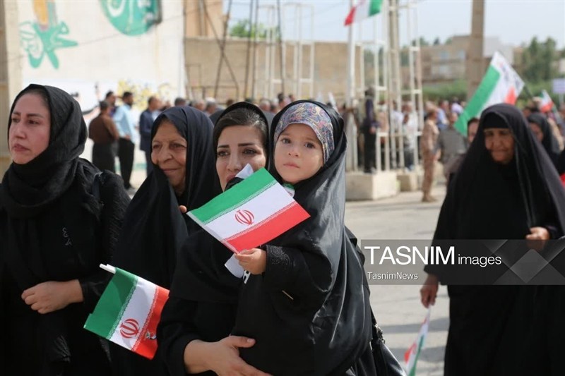 حضور حماسی بیش از 3 هزار بانوی آملی در رزمایش «جان‌فدا»
