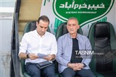 دیدار تیم های فوتبال خیبر خرم آباد و پرسپولیس