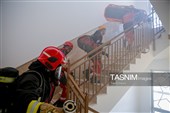 مانور ترکیبی امداد و نجات در زائرسرای رضوی