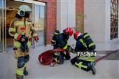 مانور ترکیبی امداد و نجات در زائرسرای رضوی