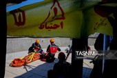 مانور ترکیبی امداد و نجات در زائرسرای رضوی