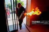 مانور ترکیبی امداد و نجات در زائرسرای رضوی